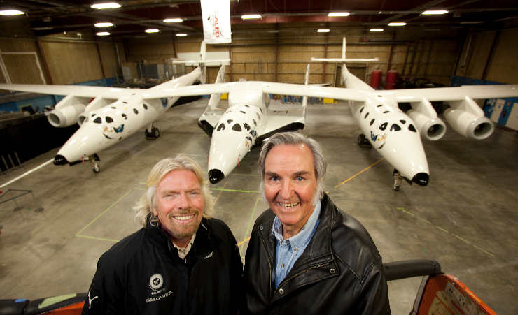 Branson und Rutan; Credit: Scaled Composites Branson und Rutan; Credit: Scaled Composites